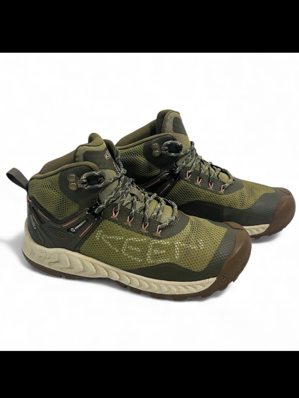 Keen NXIS EVO Hiking Ankle Boots Olive Waterproof Women's 7/37.5 1025912